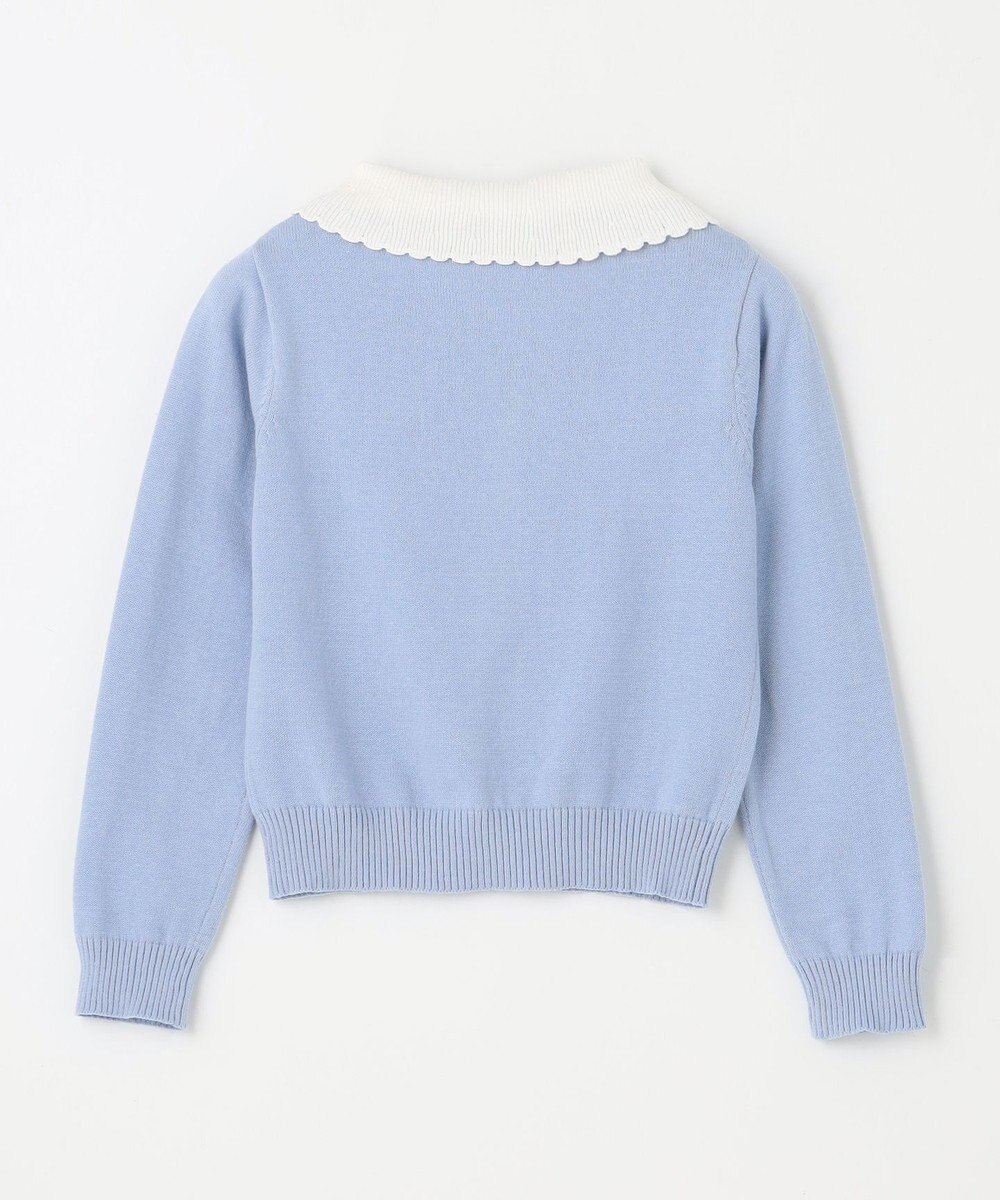 組曲 KIDS 【110-140㎝】リボンカラー カーディガン 