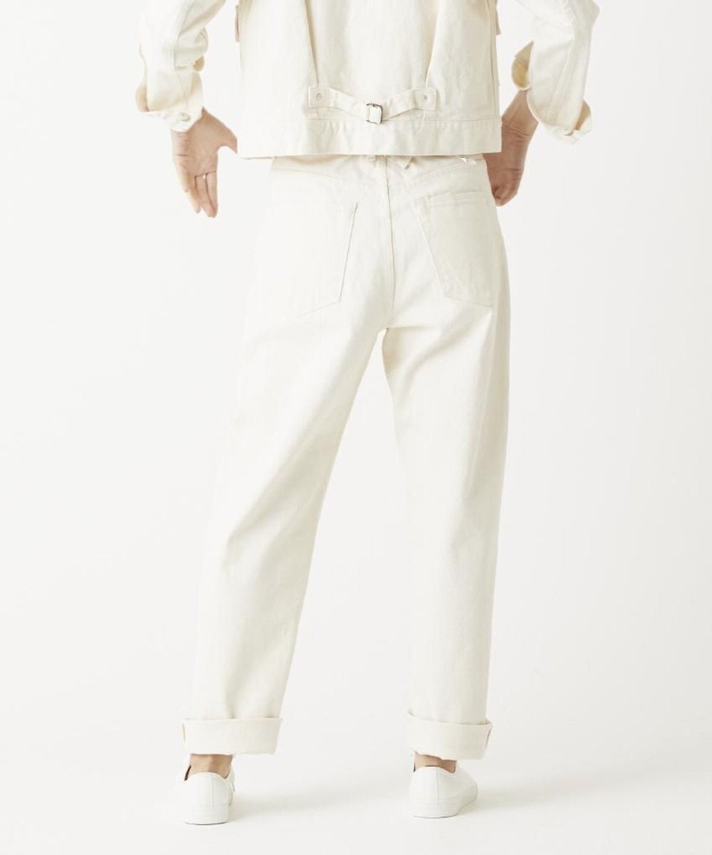 caqu modern classic テーパードデニムパンツ 