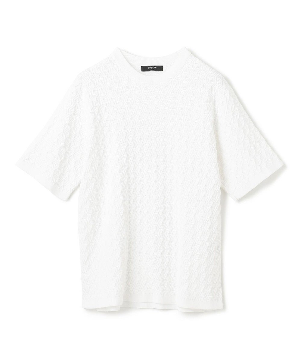 JOSEPH HOMME 【洗える】ドライコットンリンクス　半袖クルーネックニット 