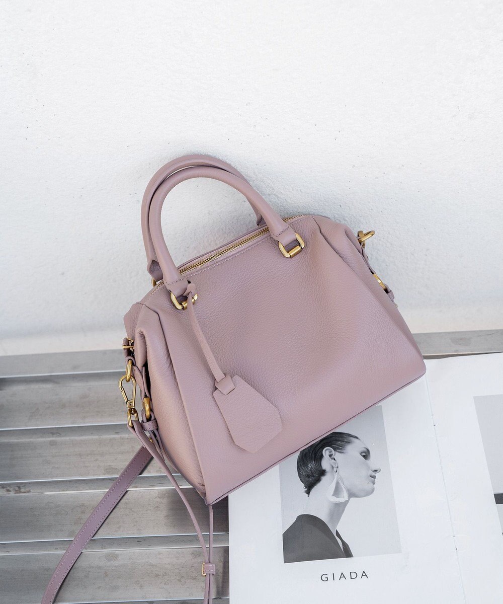 style code [Lyrss]牛革　ボストンバッグ 