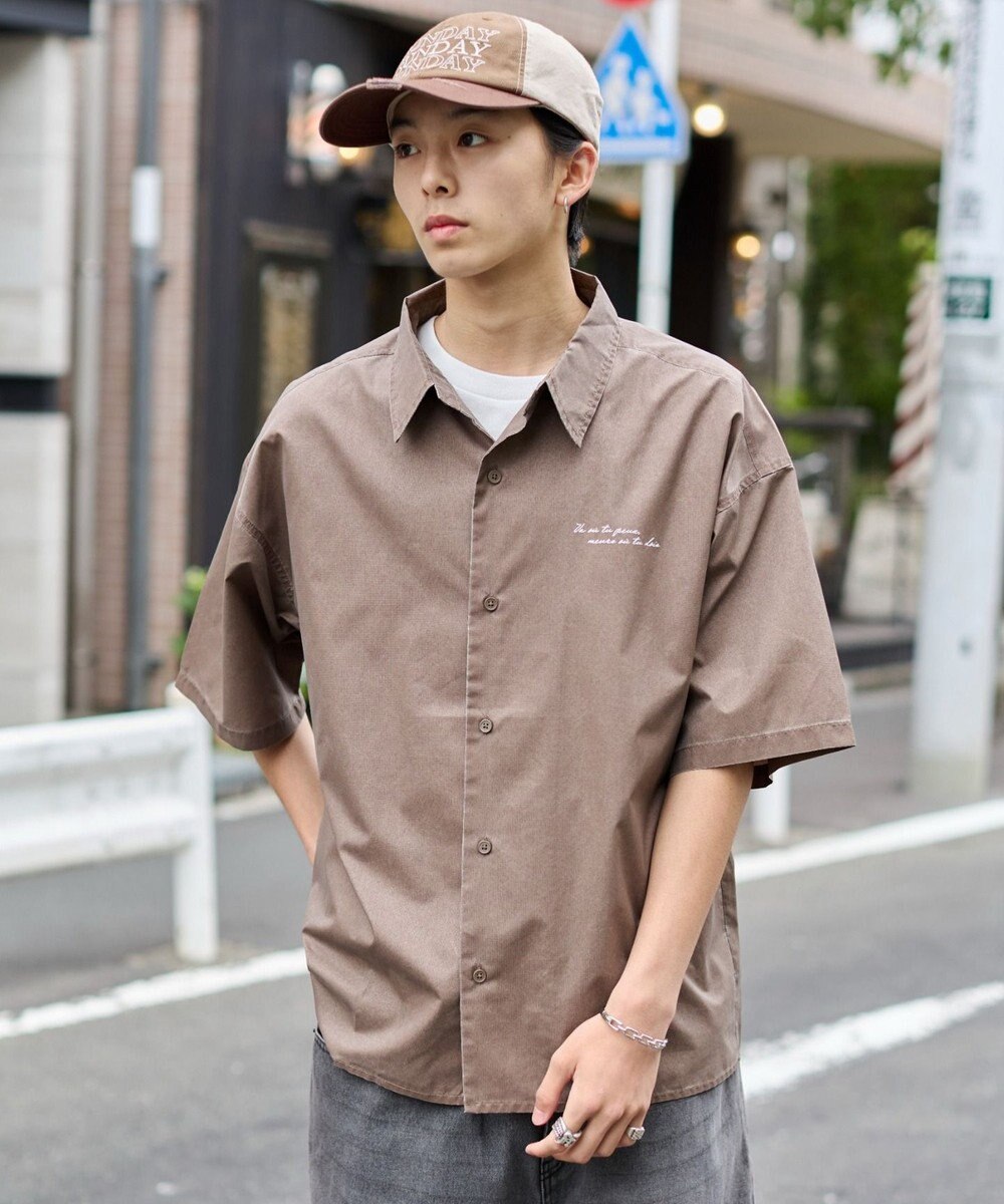 WEGO 【ユニセックス着用ITEM/吸収速乾】ピグメントDRYシャツ 