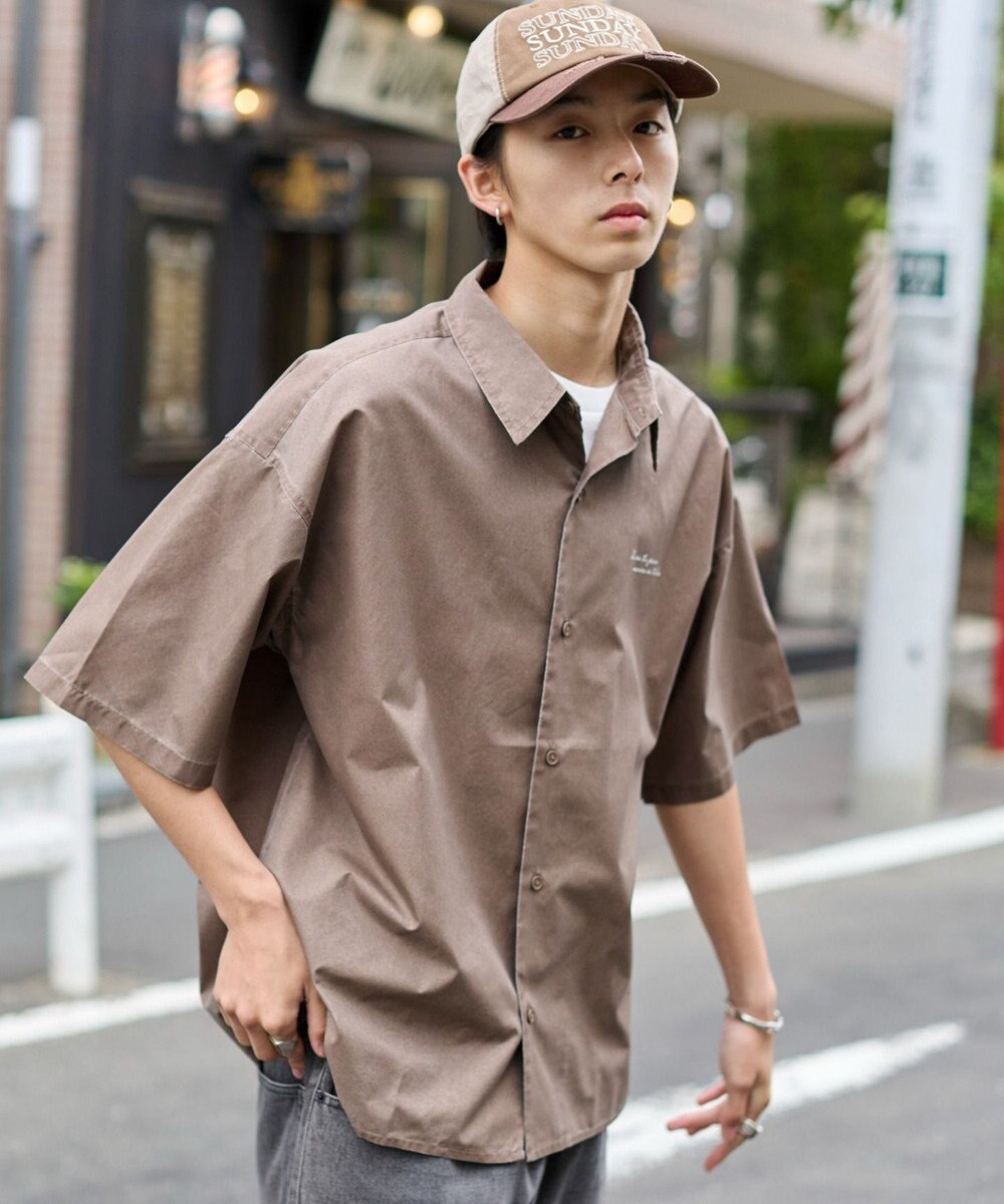 WEGO 【ユニセックス着用ITEM/吸収速乾】ピグメントDRYシャツ 
