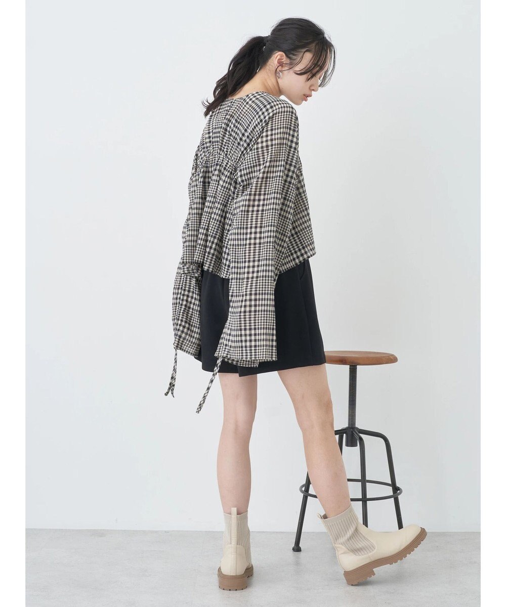 earth music&ecology ワッシャードロスト羽織りシャツ 