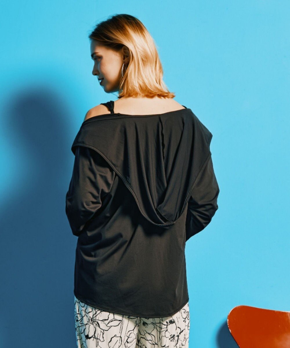 San-ai Resort（三愛水着楽園） 【UPF50＋】【吸水速乾】フーディ羽織り　M　　【San-ai Resort（サンアイリゾート）】 