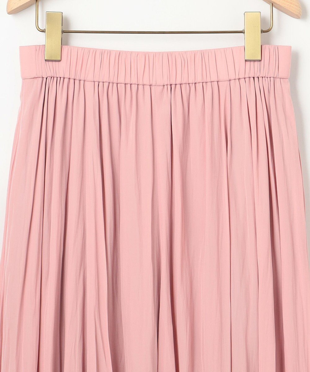 組曲 L 【WEB限定】ギャザーライトデシン スカート 