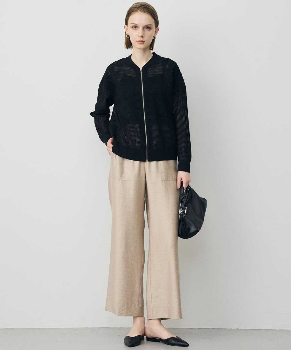 ICB L メッシュレースブルゾン 