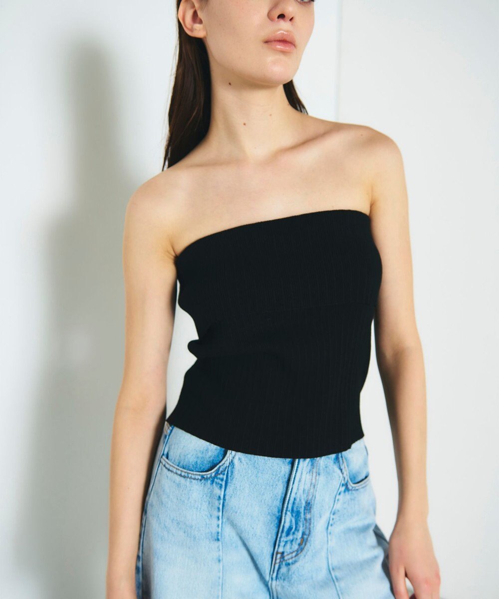 GRACE CONTINENTAL リブベアトップ 