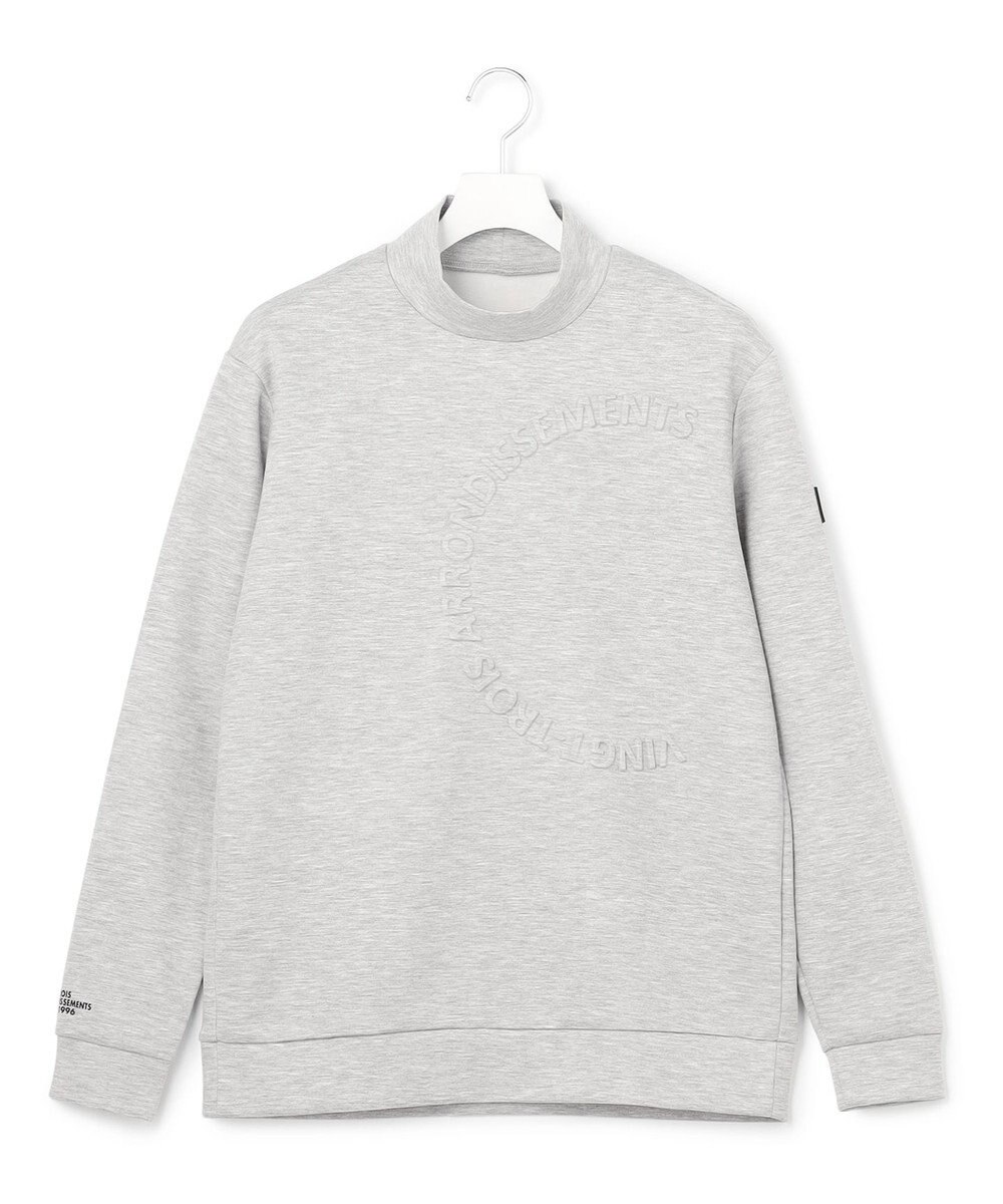 23区GOLF 【MEN】エンボスロゴダンボールモックネック 