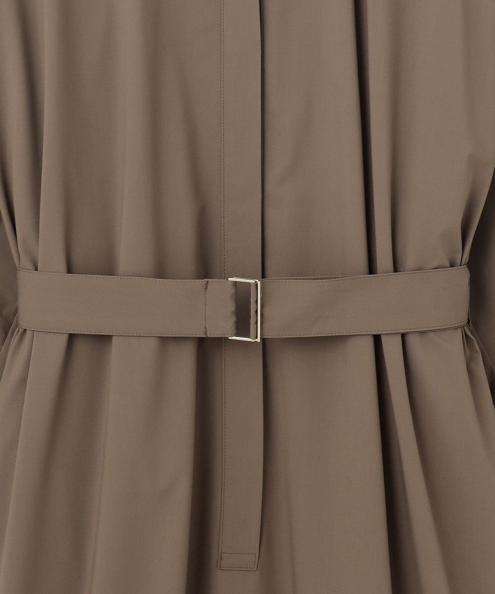 自由区 L 【洗える】ストレッチタイプライターシャツ ワンピース 