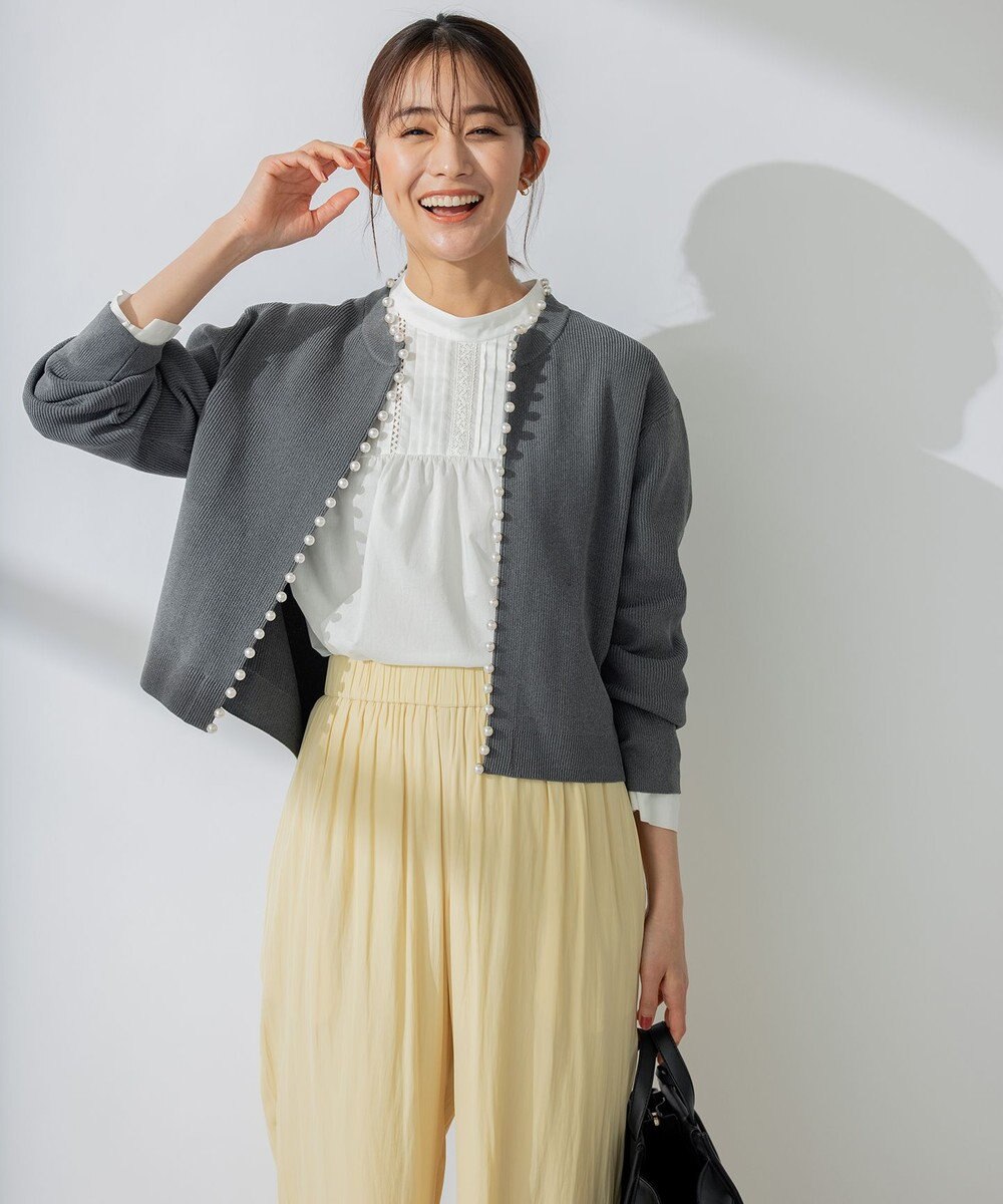 組曲 【追加生産分入荷！】AMOSSAパール カーディガン 