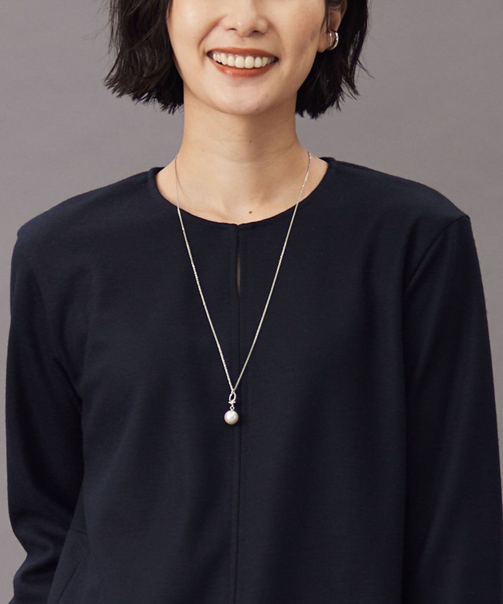 J.PRESS LADIES デザインパールワントップ ネックレス 