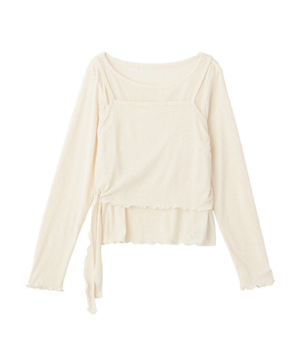 earth music&ecology 【SET2点】ツイストキャミレイヤードカットソー 