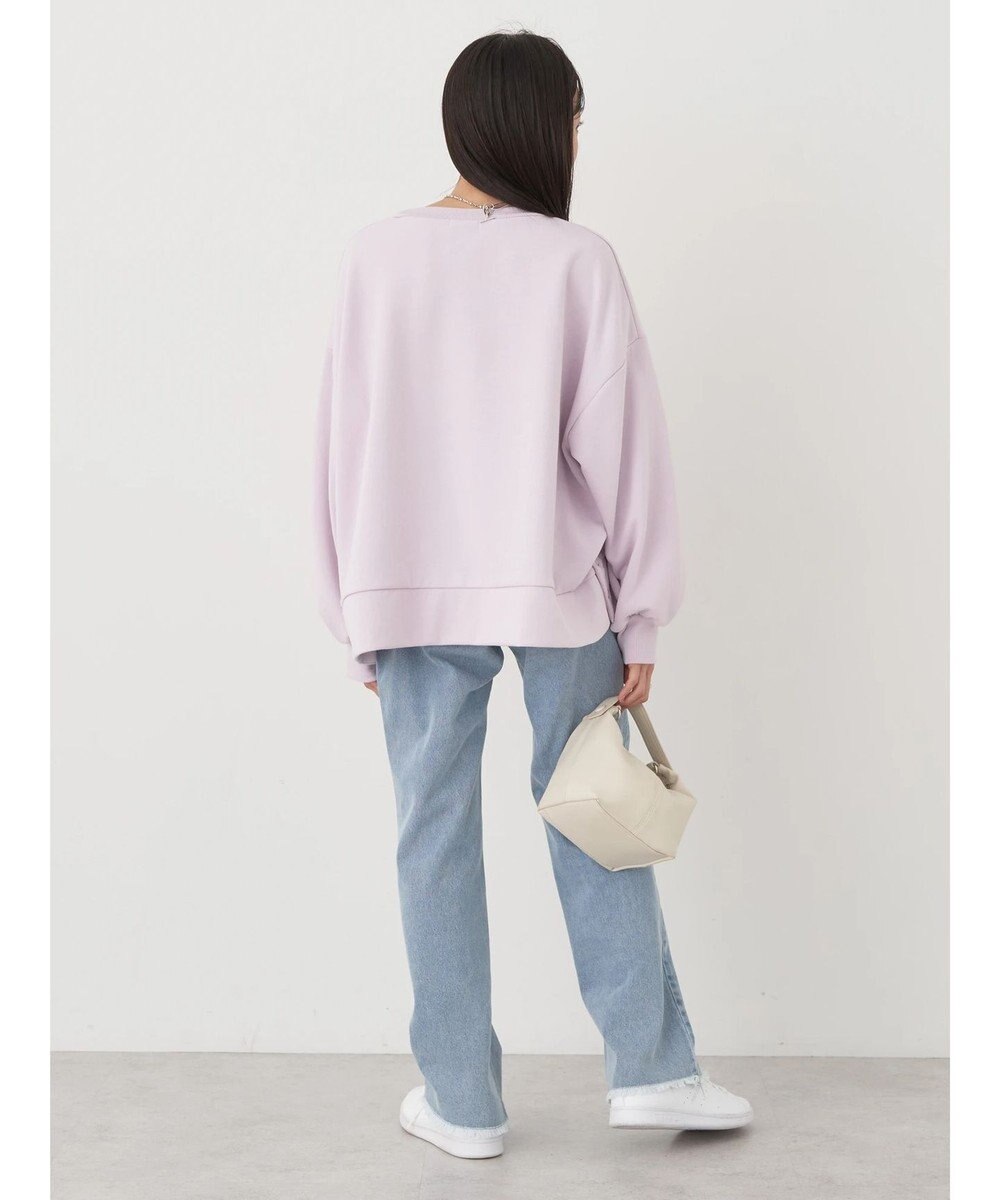 earth music&ecology サイドボタンダンボールプルオーバー 