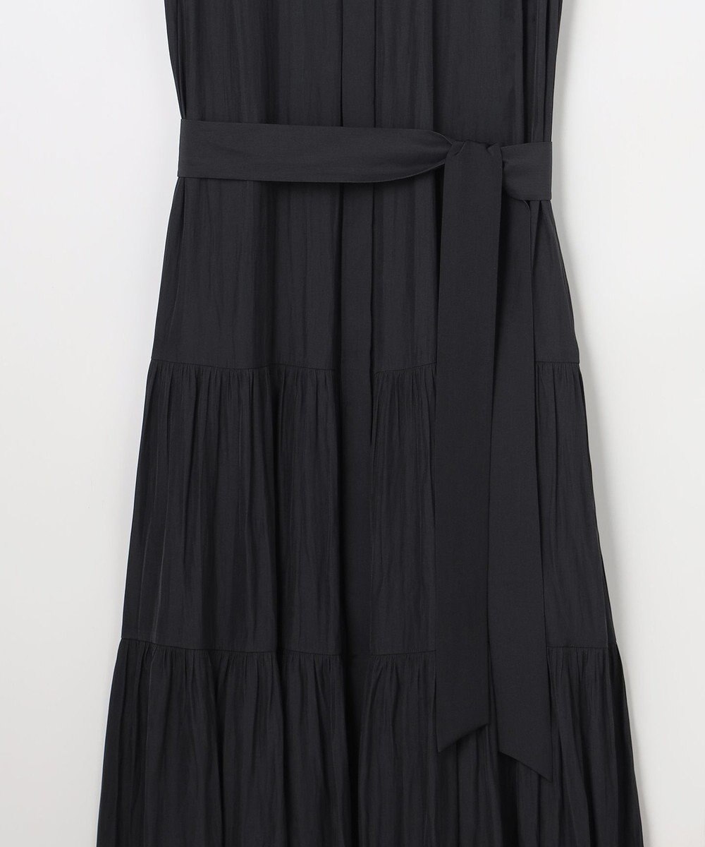 組曲 S 【WEB限定】ギャザーライトデシン ティアードワンピース 