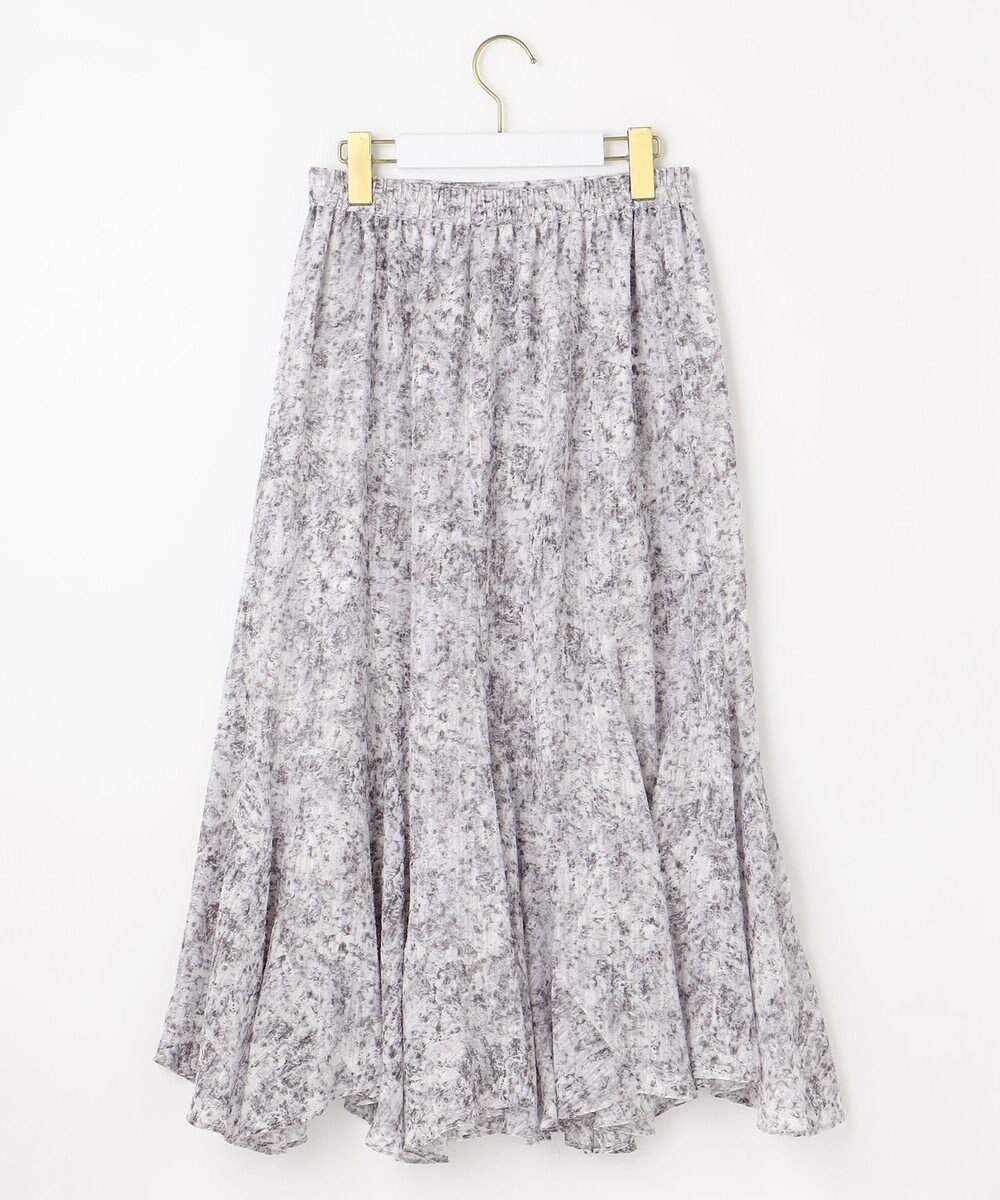 ANY SIS 【2SET】コンパクトトップス×ミスティプリントスカート セットアップ 