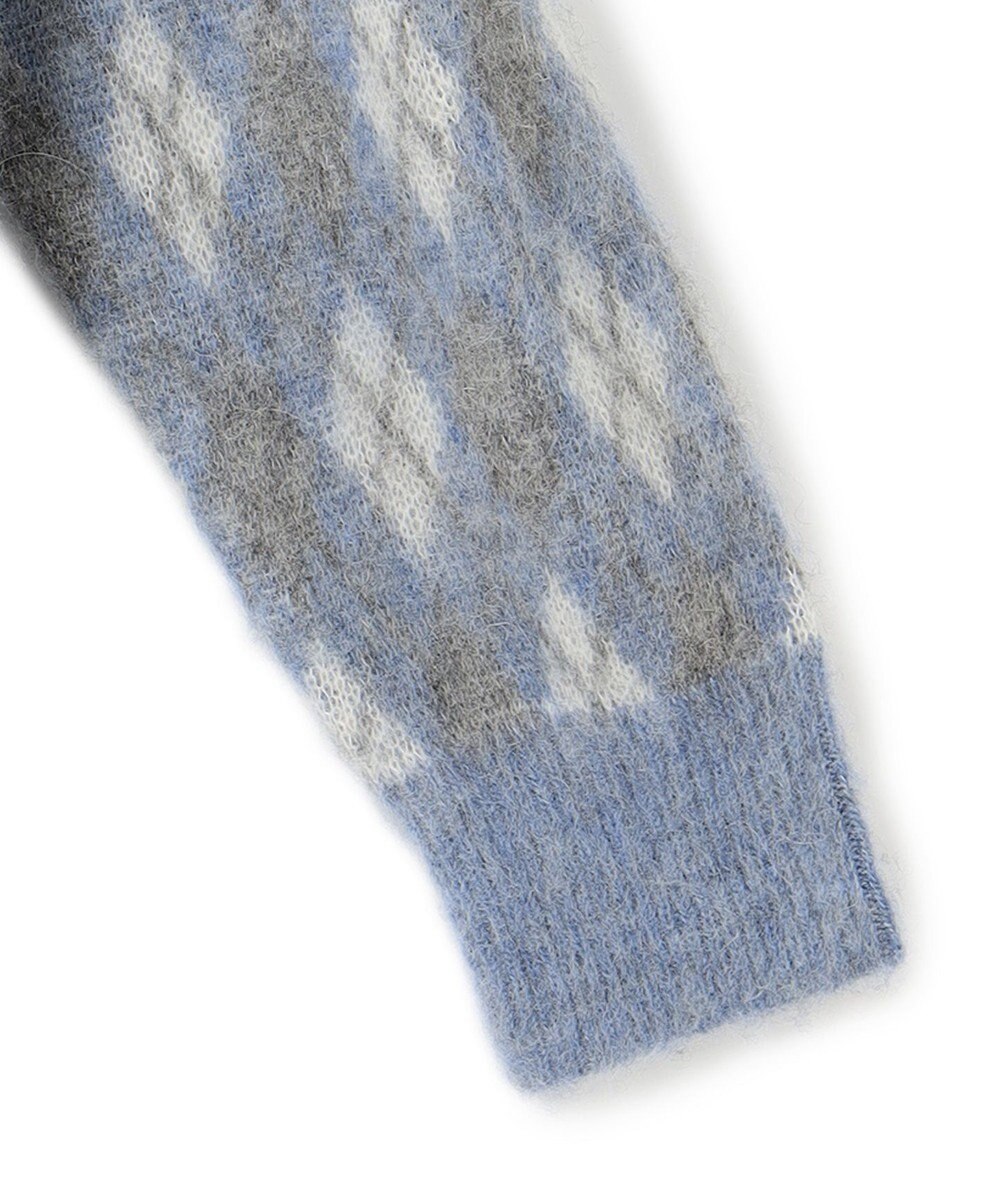 J.PRESS MEN 【KING SIZE】【WEB限定カラー有】モヘアヤーン アーガイルカーディガン 