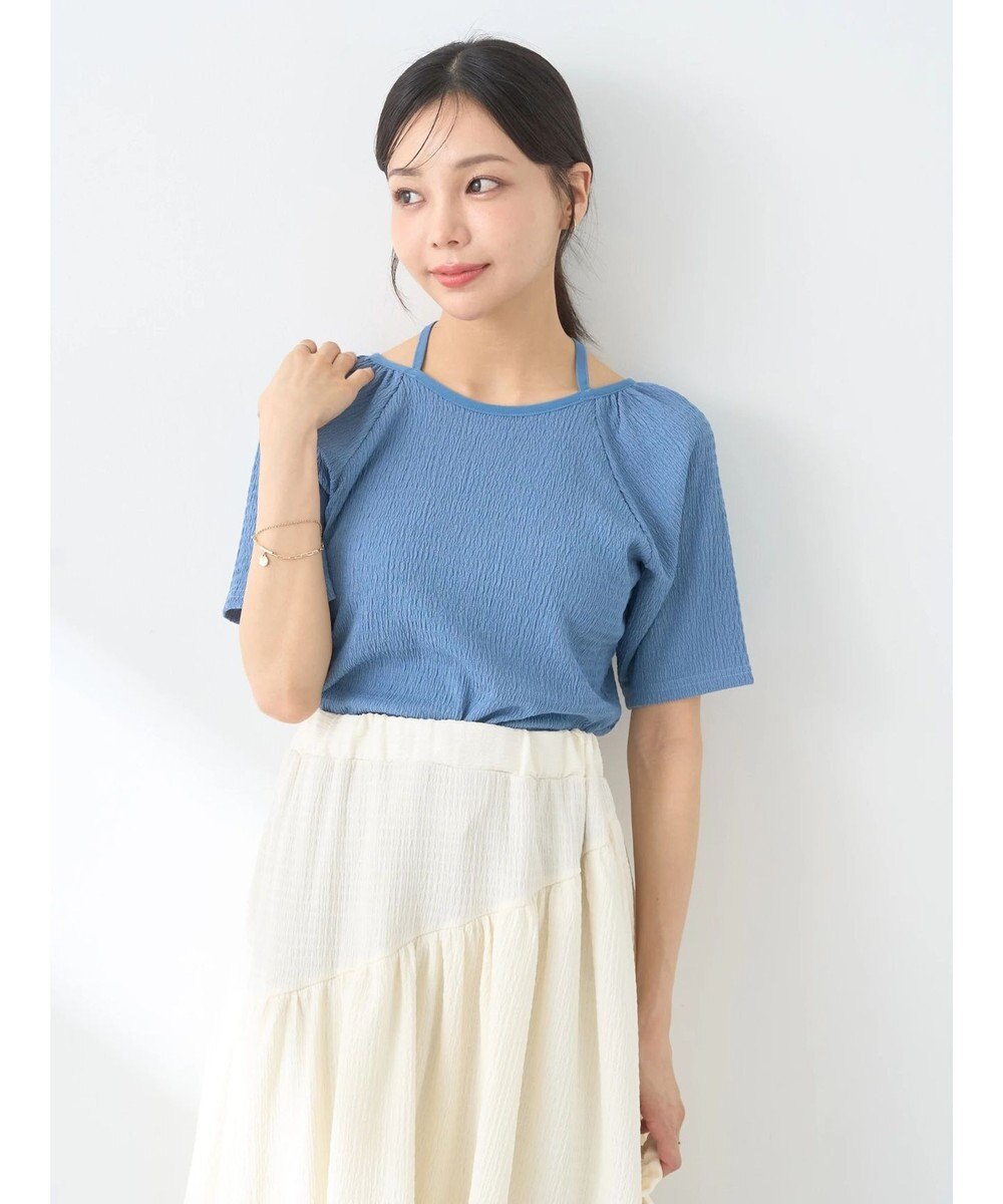 earth music&ecology ポコポコホルタープルオーバー 