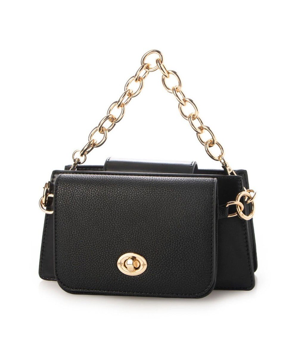 UNBILLION カシュカシュ cachecache / チェーンミニバッグ2個セットショルダー 