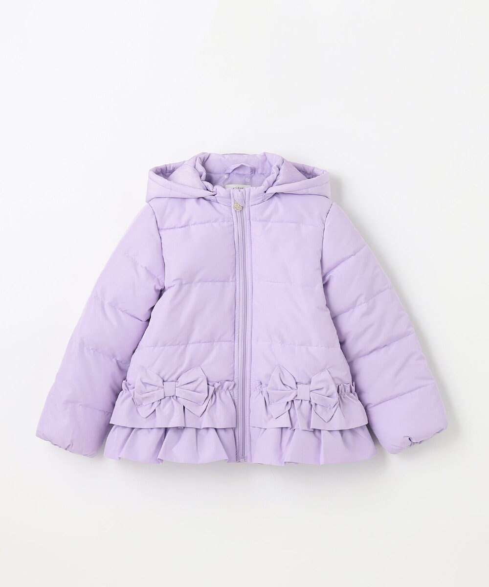 ANY KIDS 【洗濯機OK】中綿リボンコート 