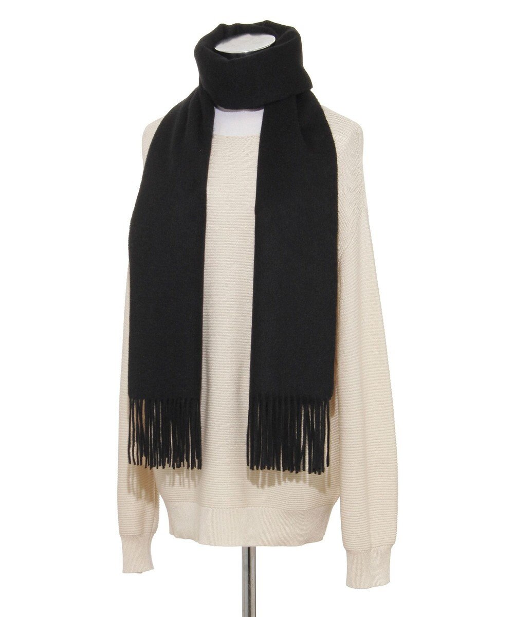 MOONBAT プラスムーンバット (+moonbat) カシミヤ100％無地ストール 洗える 190㎝×50㎝ 