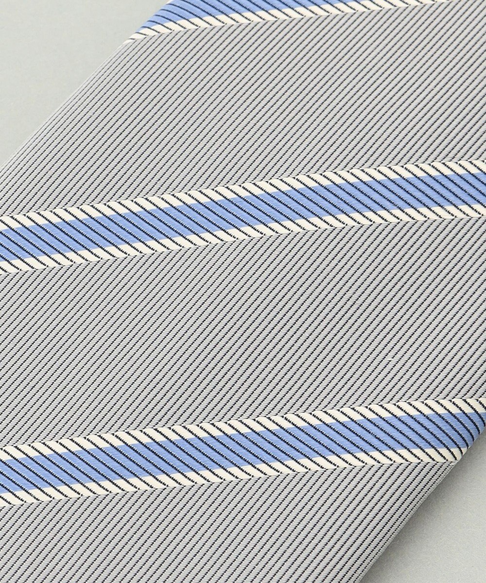 GOTAIRIKU リクルートにも【日本製】シルク ネクタイ_レジメンタル 