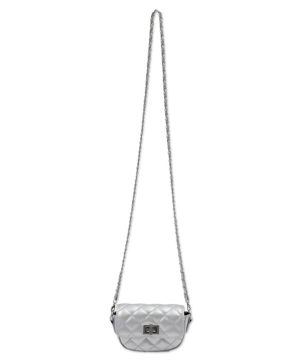 WEGO キルティングフラップミニショルダー 