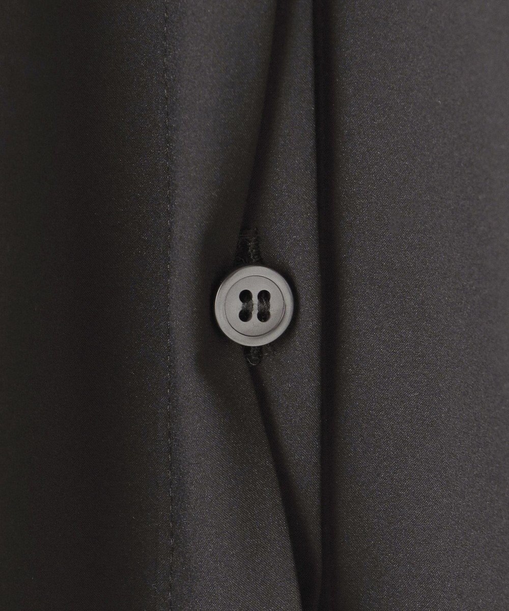 #Newans 【洗濯機可／撥水】シャーリングネック ボリュームスリーブシャツ 