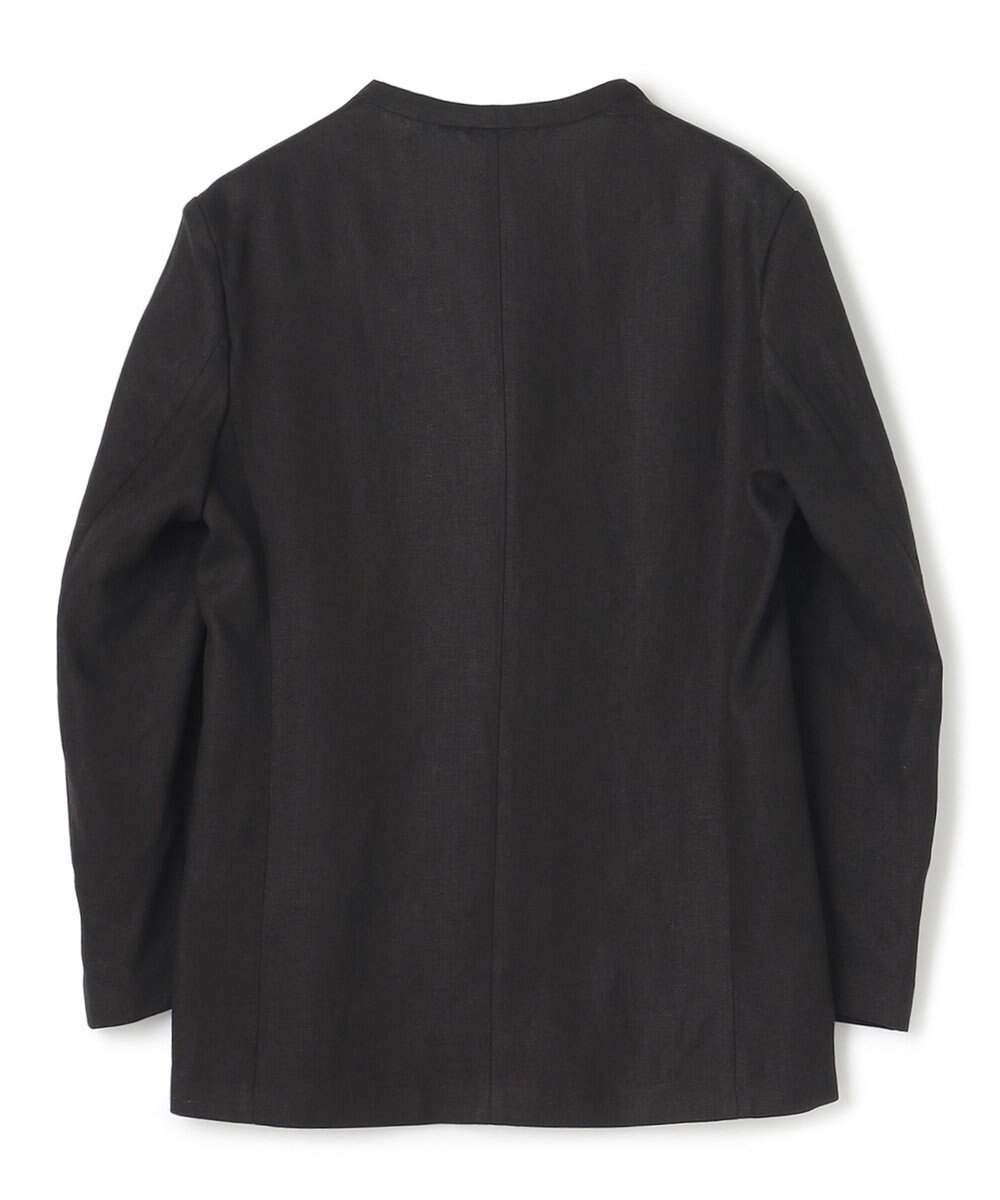 JOSEPH HOMME ペアースキンリネン　ノーカラージャケット 