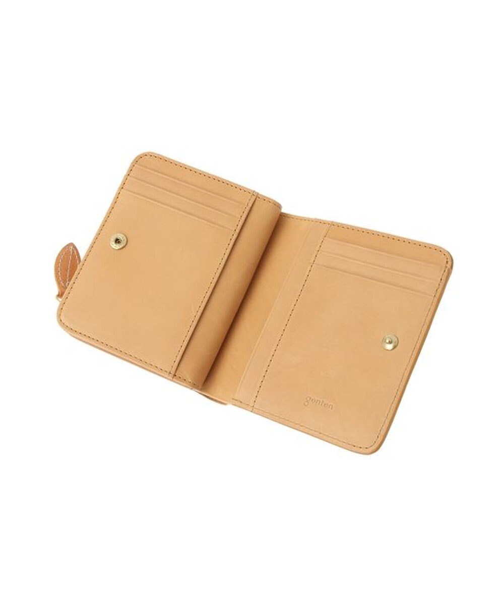 genten フラッターカットワーク 二つ折り財布 