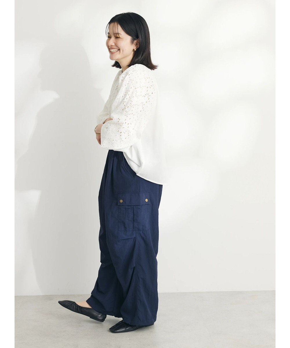 CRAFT STANDARD BOUTIQUE インド綿アイレット刺繍ブラウス 