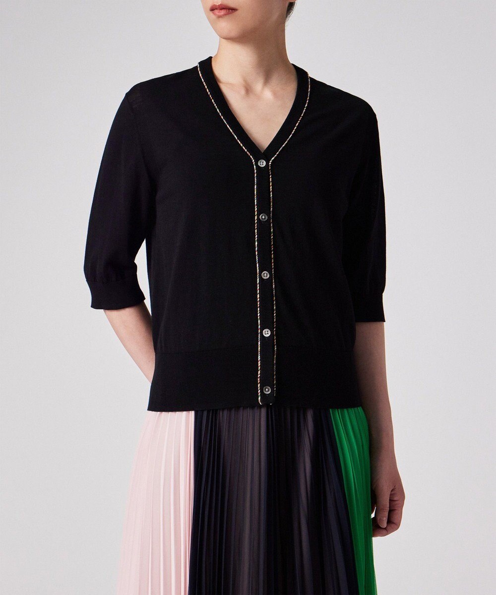 Paul Smith パイピングストライプ カーディガン 