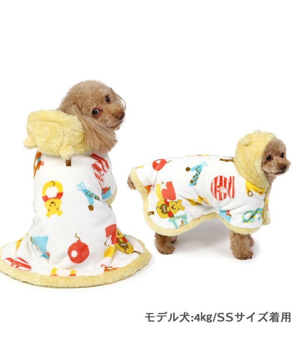 PET PARADISE ディズニー くまのプーさん 着る毛布  《数字柄》 小型犬 