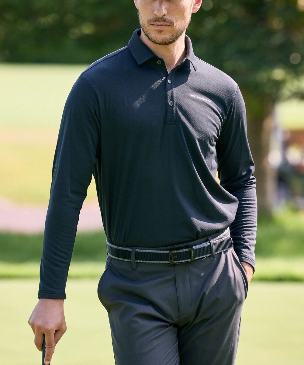 ZERO HALLIBURTON 【吸水速乾・保温】 Octa 長袖 ポロシャツ ZHG-M5A8a 85123 