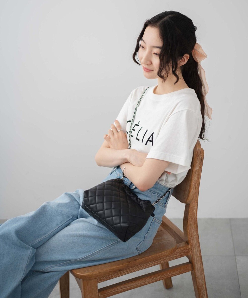 WEGO サイドリボンキルティングショルダー 