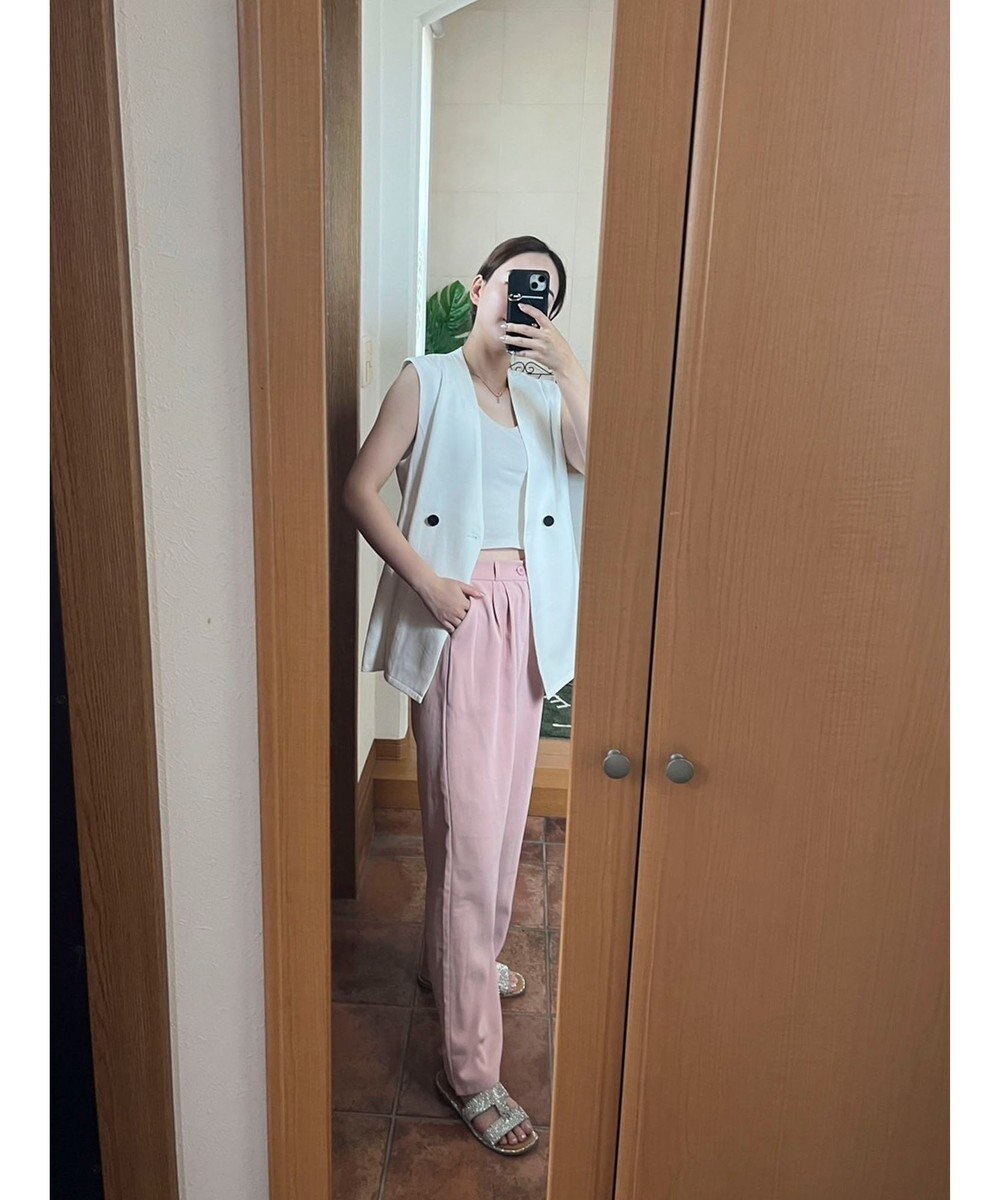 Green Parks AnriettMusee ネック切替デザインベスト 