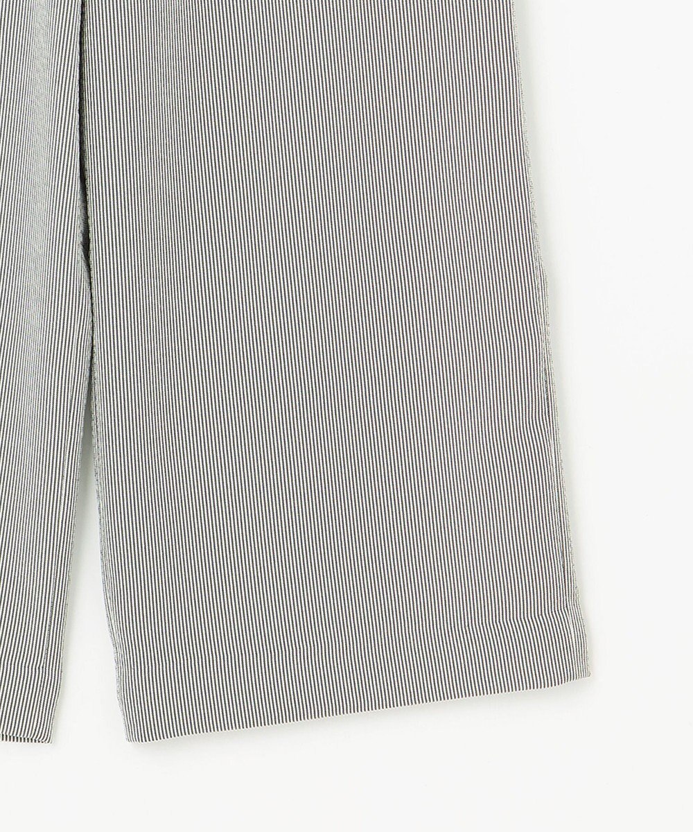 J.PRESS LADIES 【洗える】エアロツイルストライプ イージーパンツ 