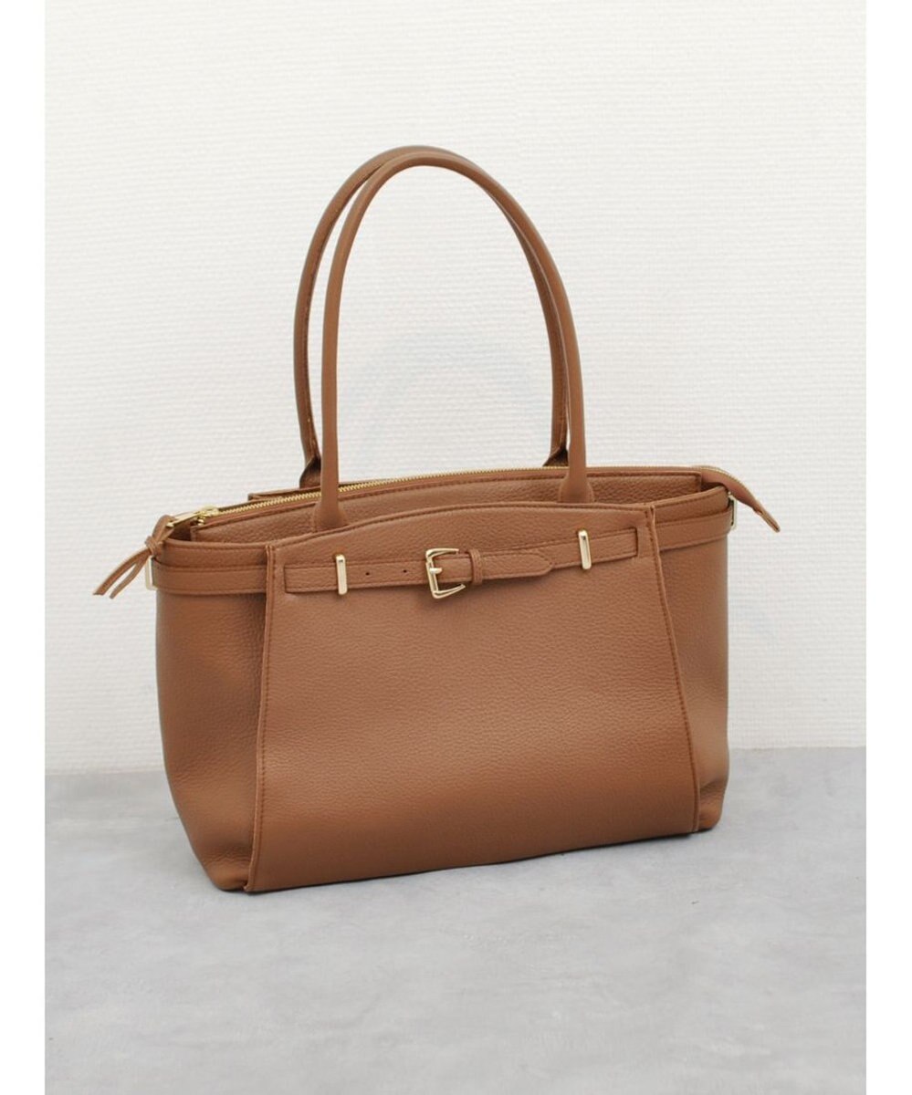 UNBILLION 【テレビ ドラマ着用アイテム】ペルケ perche / WEB限定牛革ソフトA4ベルトトート 