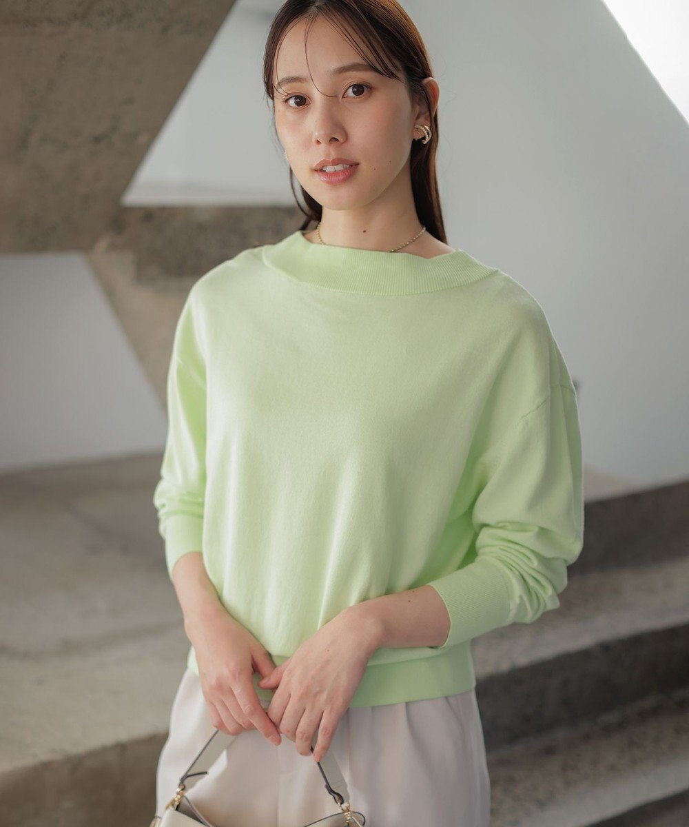 組曲 【WEB限定】コットンニット プルオーバー 