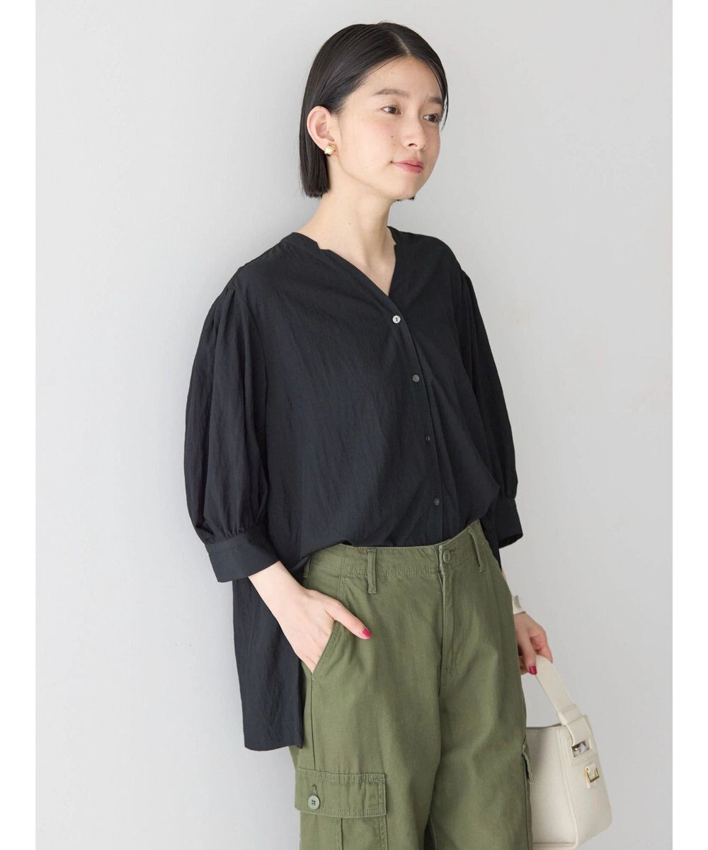 AMERICAN HOLIC 接触冷感　袖ボリュームブラウス 