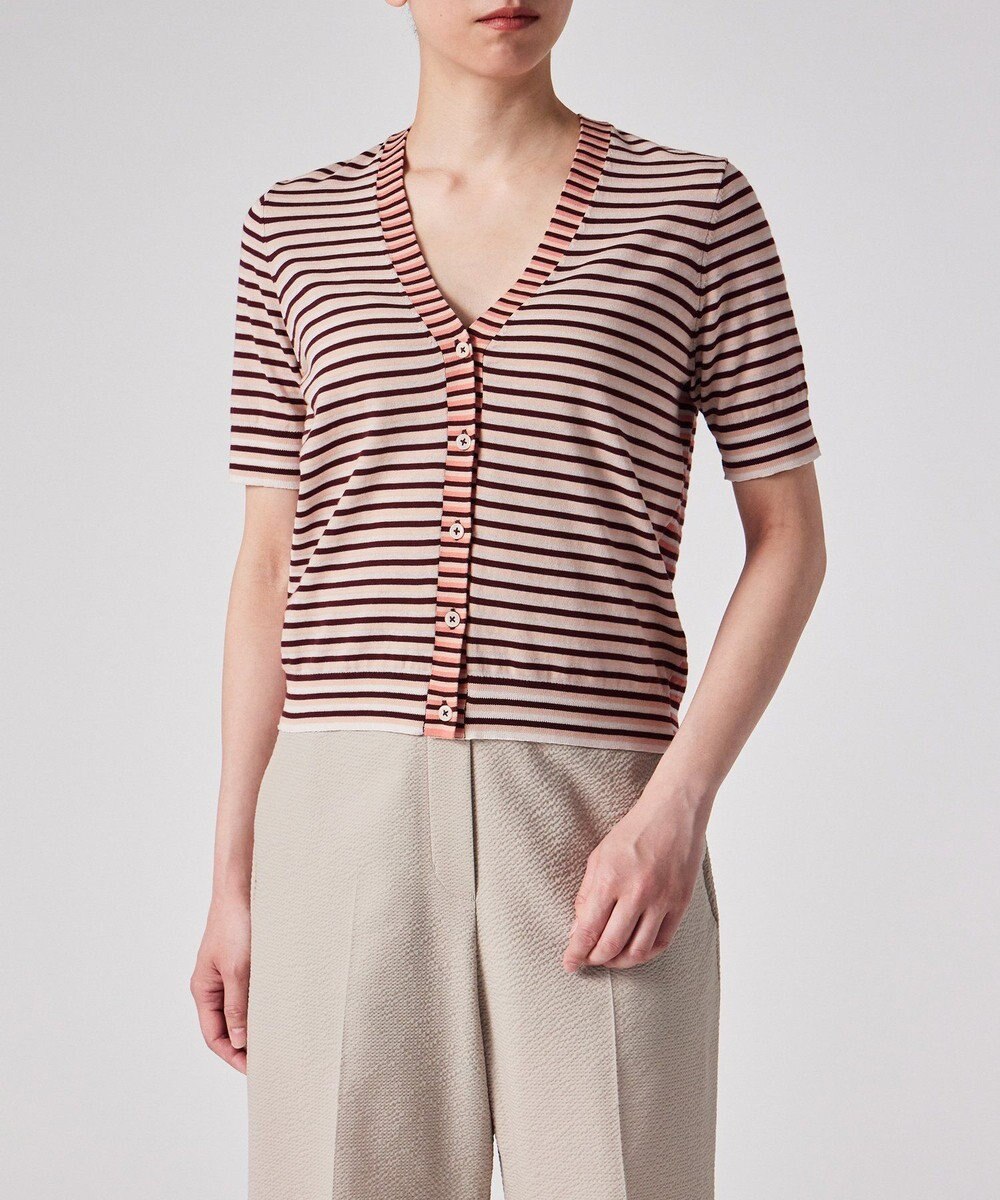 Paul Smith 【洗える】マルチボーダー ニット カーディガン 