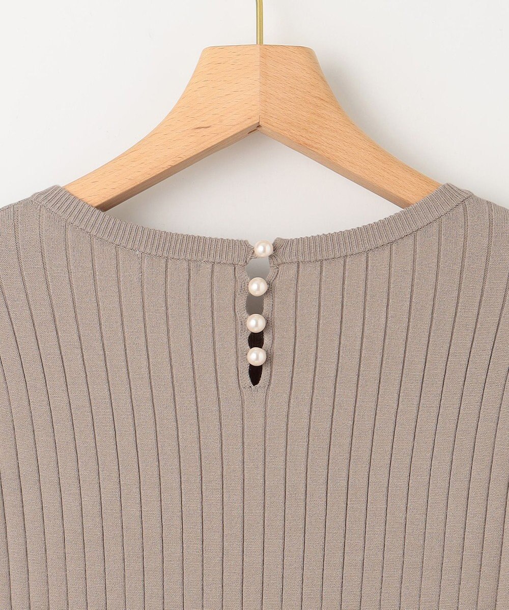 組曲 【WEB限定】リブニットコンビワンピース 