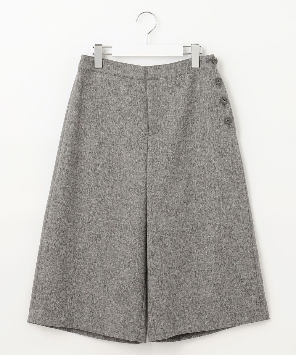 J.PRESS LADIES シャンブレーツイル キュロット パンツ 