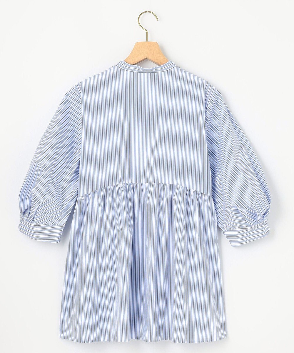 組曲 L 【WEB限定】コンパクトシャーティング ペプラムブラウス 