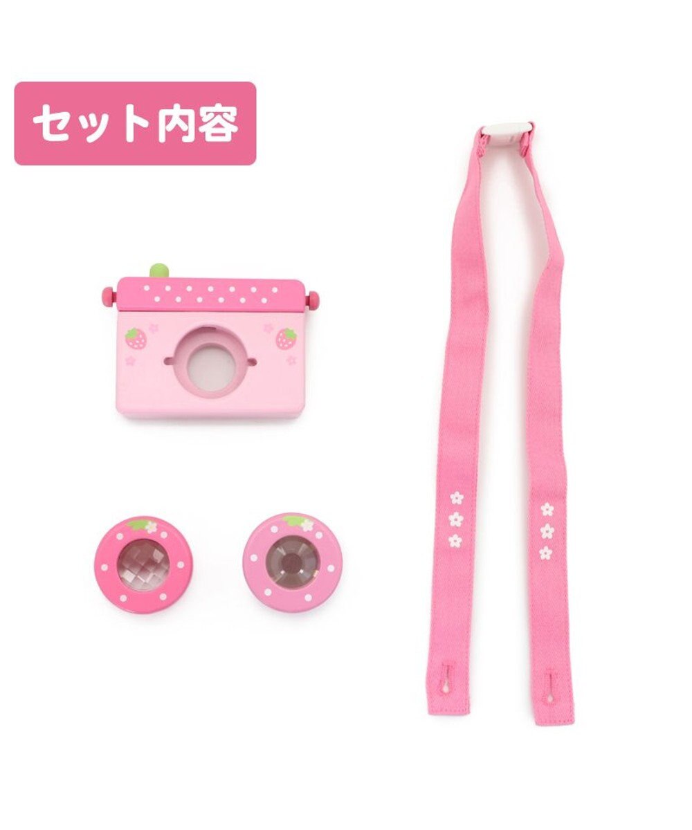 Mother garden マザーガーデン 木製おもちゃ いちごのカメラ 