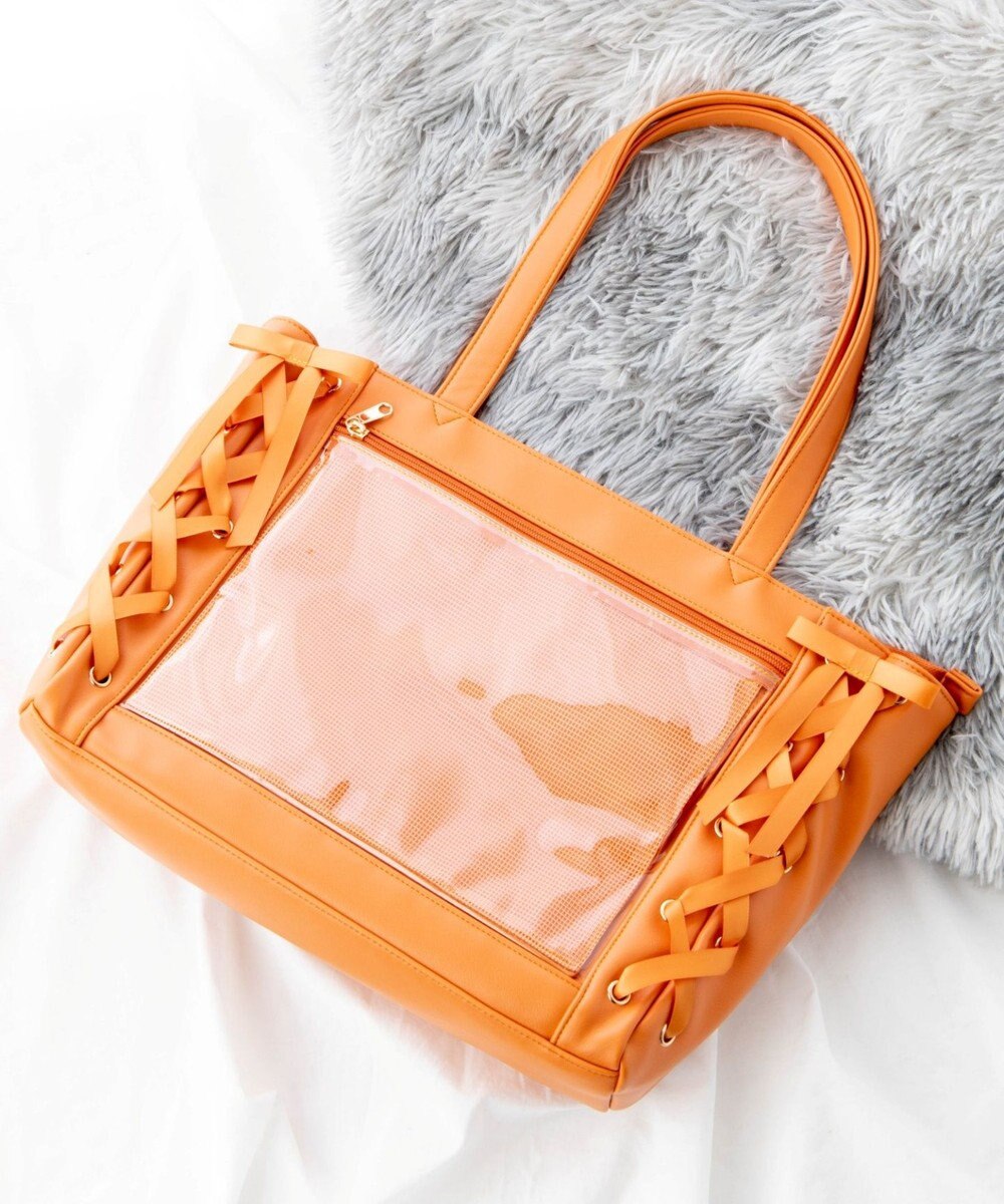 WEGO 【痛バ＆推し活】レースアップ痛バッグS 