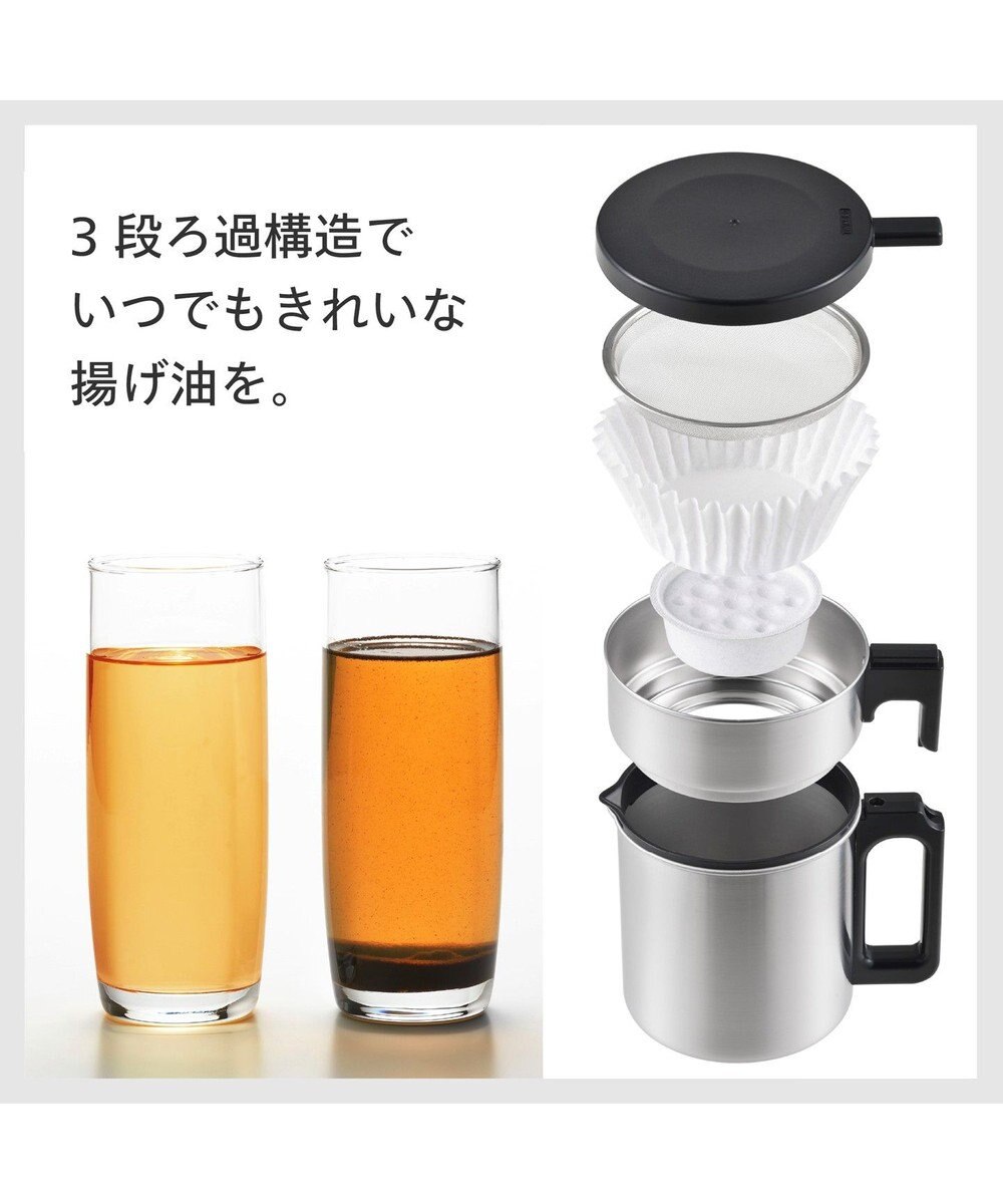 YAMATO テーブル＆キッチン 【TWINBIRD】オイルポット  シルバー  EP-D696S 