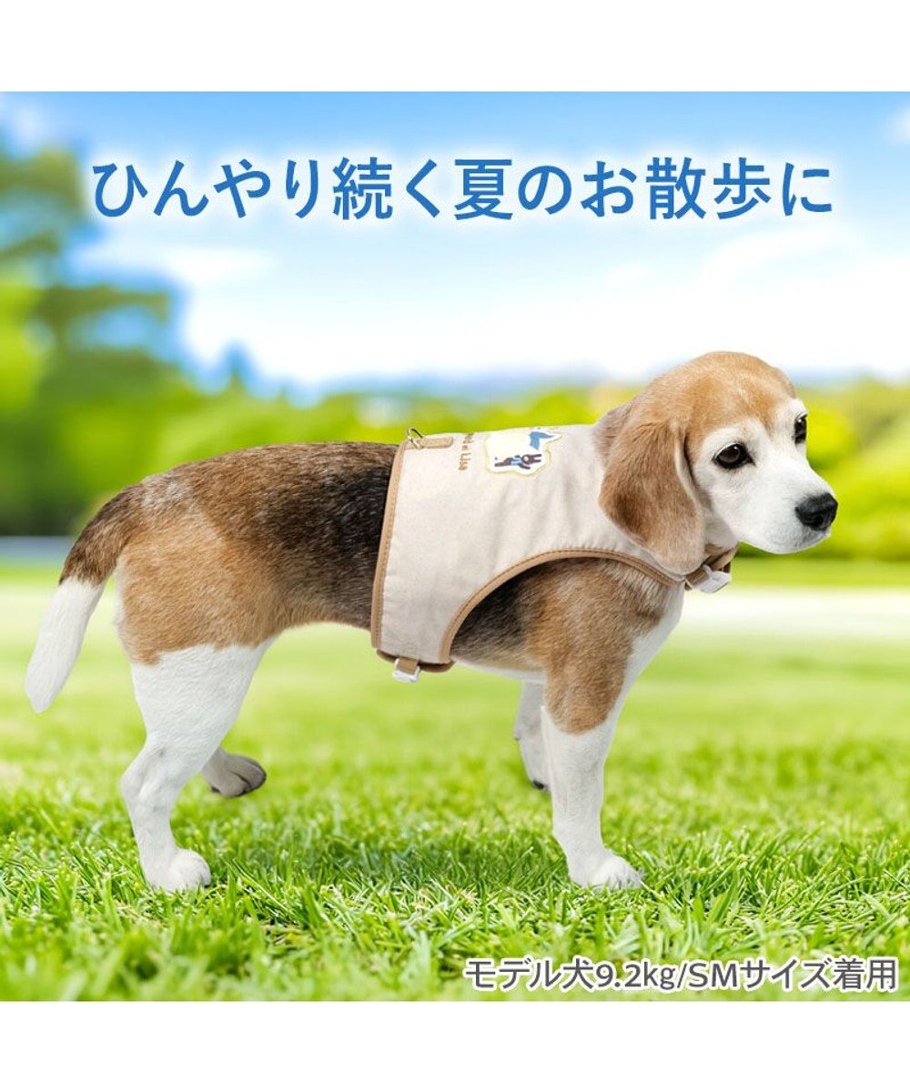 PET PARADISE リサとガスパール 保冷剤付き クール ハーネス 《シトラス柄》  ＳＭ 中型犬 