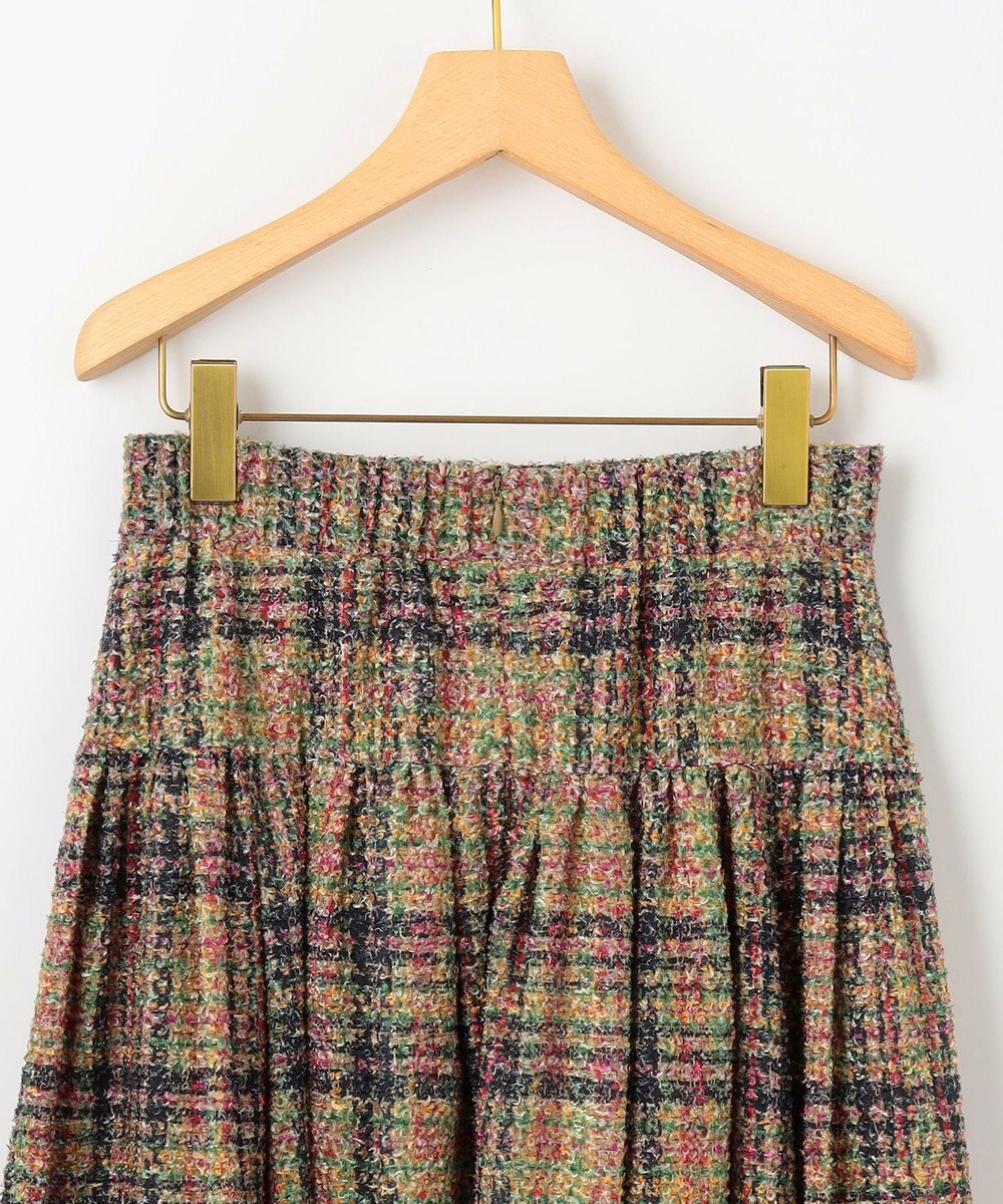 組曲 L ギミックチェックツイードスカート 