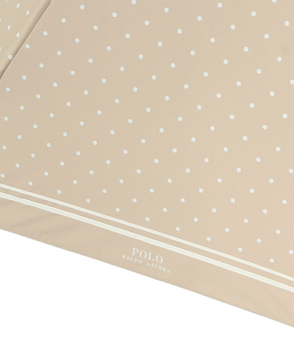 MOONBAT POLO RALPH LAUREN 晴雨兼用日傘 折りたたみ傘 ドット×グログラン／一級遮光 遮熱 UV 