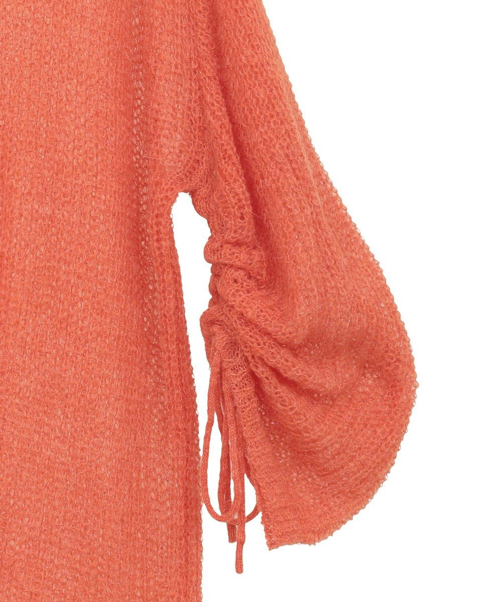 YECCA VECCA 袖シャーリングシアーニット 